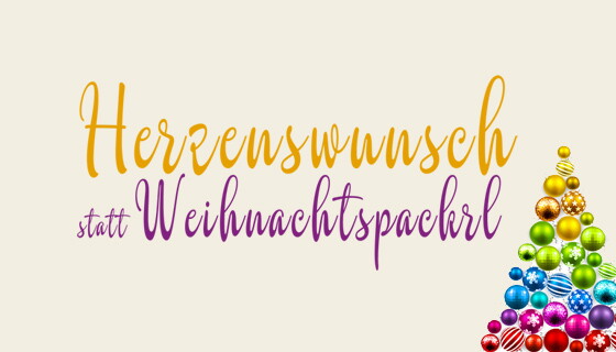 Herzenswunsch statt Weihnachtspackerl