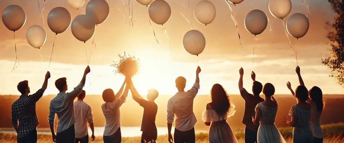 Ballonbestattung - Luftbestattung