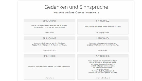 Gedanken und Sinnsprüche
